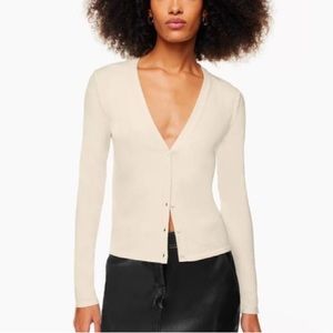 Babaton Belin Cardigan in Birch size XL